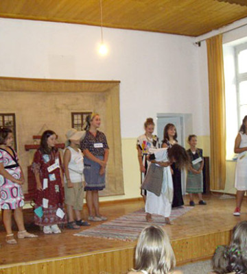 Η θεατρική ομάδα στον ΠΛΟΥΤΟ του Αριστοφάνη-Αύγουστος 2007